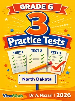3 North Dakota NDSA Grade 6 Math Practice Tests