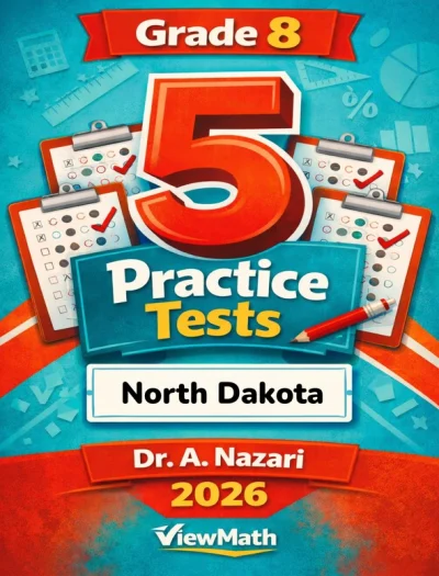 5 Full-Length North Dakota NDSA Grade 8 Math Practice Tests