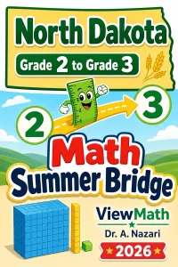 North Dakota Grade 2 to Grade 3 Math Summer Bridge