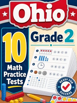 10 Full-Length Ohio Grade 2 Math Practice Tests