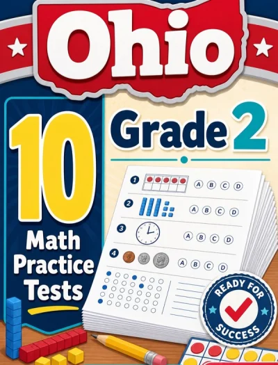 10 Full-Length Ohio Grade 2 Math Practice Tests