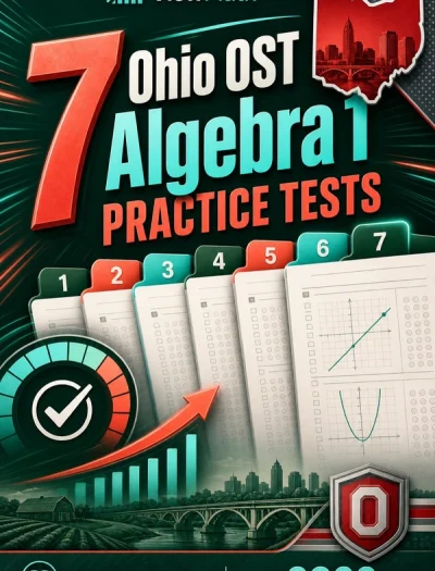 7 Ohio OST Algebra 1 Math Practice Tests