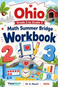 Ohio Grade 2 to Grade 3 Math Summer Bridge Workbook