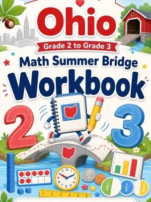Ohio Grade 2 to Grade 3 Math Summer Bridge Workbook
