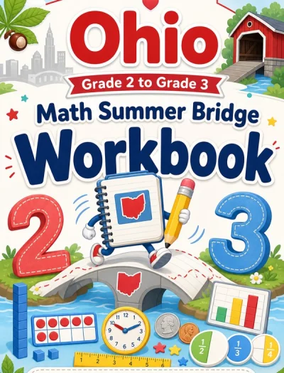 Ohio Grade 2 to Grade 3 Math Summer Bridge Workbook