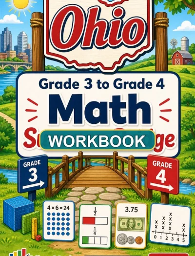 Ohio OST Grade 3 Math Summer Bridge Workbook