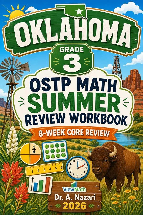 Oklahoma OSTP Grade 3 Math Summer Review Workbook