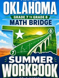 Oklahoma OSTP Grade 7 to Grade 8 Math Summer Bridge Workbook