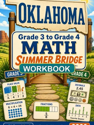 Oklahoma OSTP Grade 3 Math Summer Bridge Workbook