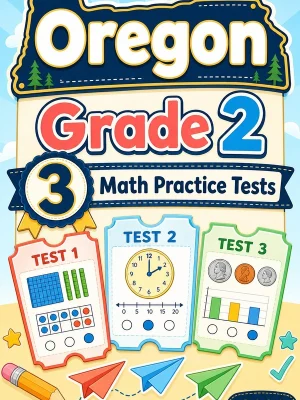 3 Oregon Grade 2 Math Practice Tests