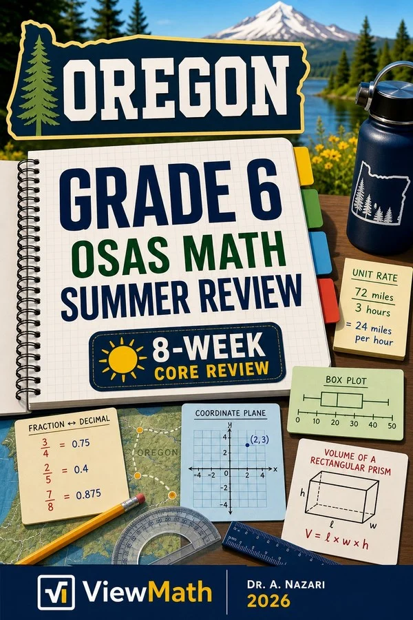 Oregon OSAS Grade 6 Math Summer Review