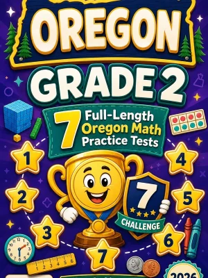 7 Full-Length Oregon Grade 2 Math Practice Tests