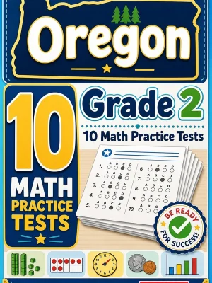 10 Full-Length Oregon Grade 2 Math Practice Tests