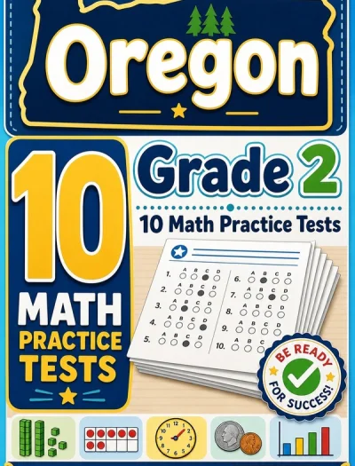 10 Full-Length Oregon Grade 2 Math Practice Tests