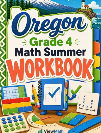 Oregon OSAS Grade 4 Math Summer Review Workbook