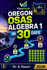 Oregon OSAS Algebra 1 Math in 30 Days