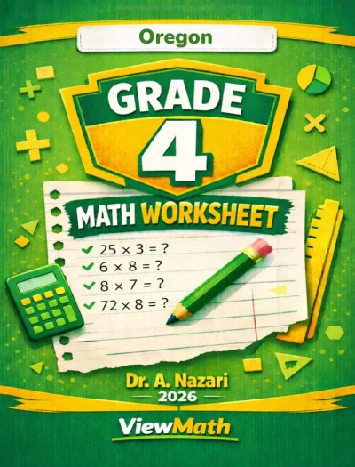 Oregon OSAS Grade 4 Math Worksheets