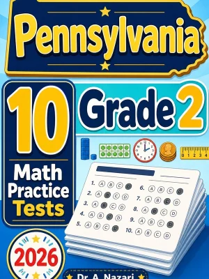 10 Full-Length Pennsylvania Grade 2 Math Practice Tests