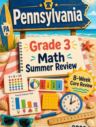 Pennsylvania PSSA Grade 3 Math Summer Review