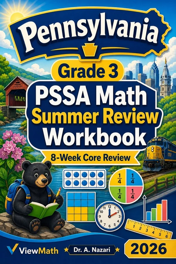 Pennsylvania PSSA Grade 3 Math Summer Review Workbook