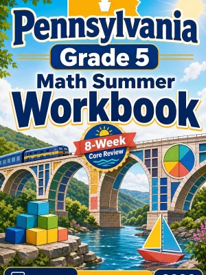 Pennsylvania PSSA Grade 5 Math Summer Review Workbook