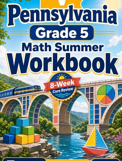 Pennsylvania PSSA Grade 5 Math Summer Review Workbook