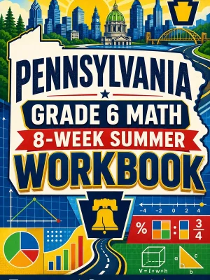 Pennsylvania PSSA Grade 6 Math Summer Review Workbook