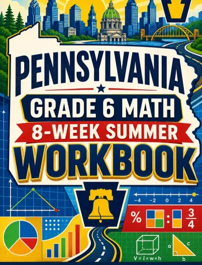 Pennsylvania PSSA Grade 6 Math Summer Review Workbook