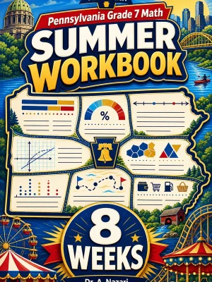 Pennsylvania PSSA Grade 7 Math Summer Review Workbook