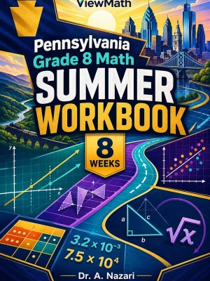 Pennsylvania PSSA Grade 8 Math Summer Review Workbook