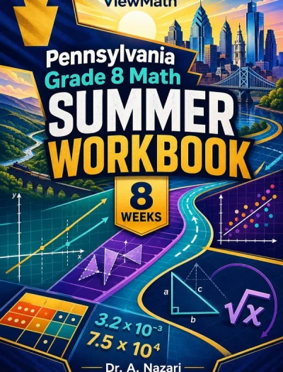 Pennsylvania PSSA Grade 8 Math Summer Review Workbook