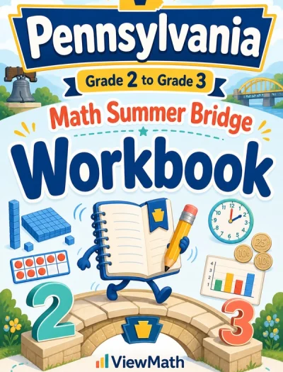 Pennsylvania Grade 2 to Grade 3 Math Summer Bridge Workbook