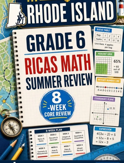 Rhode Island RICAS Grade 6 Math Summer Review