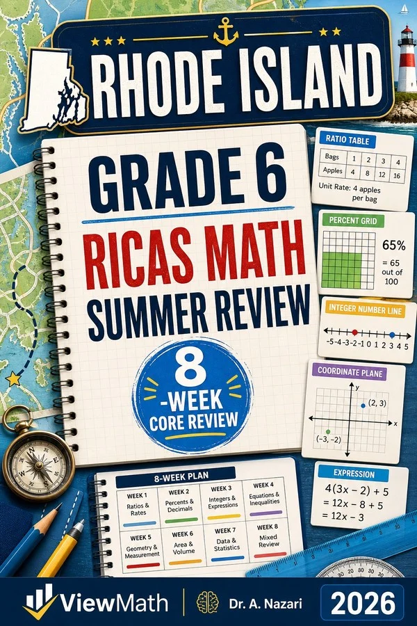 Rhode Island RICAS Grade 6 Math Summer Review