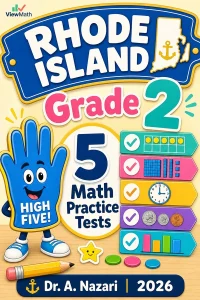 5 Full-Length Rhode Island Grade 2 Math Practice Tests