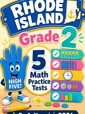 5 Full-Length Rhode Island Grade 2 Math Practice Tests