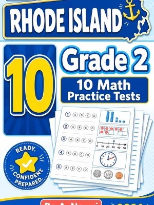 10 Full-Length Rhode Island Grade 2 Math Practice Tests