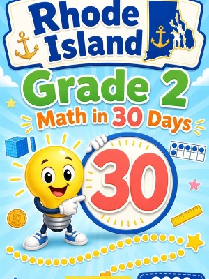 Rhode Island Grade 2 Math in 30 Days