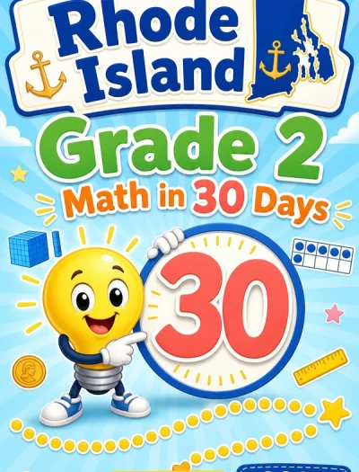 Rhode Island Grade 2 Math in 30 Days