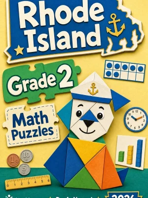 Rhode Island Grade 2 Math Puzzles and Brain Teasers