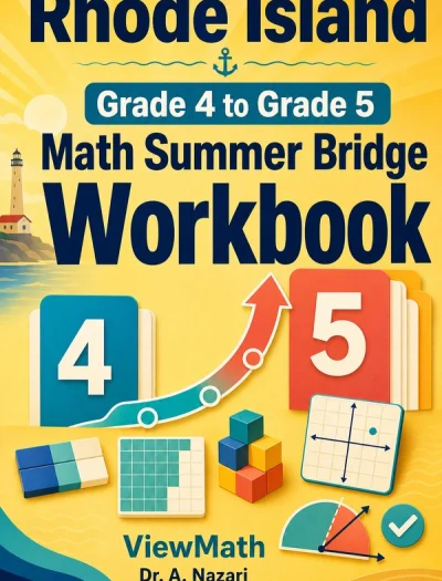 Rhode Island RICAS Grade 4 Math Summer Bridge Workbook