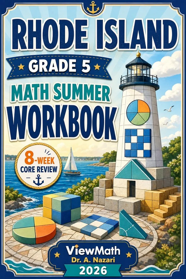 Rhode Island RICAS Grade 5 Math Summer Review Workbook