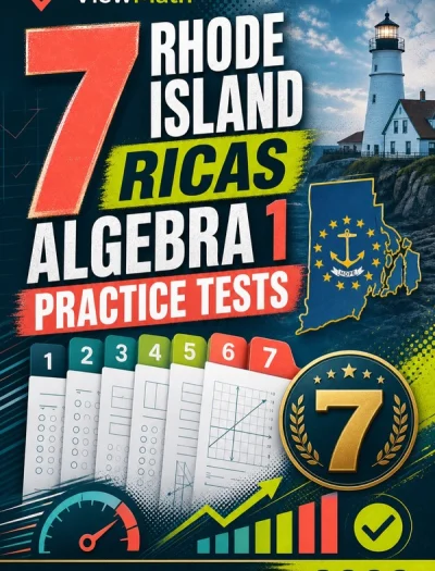 7 Rhode Island RICAS Algebra 1 Math Practice Tests