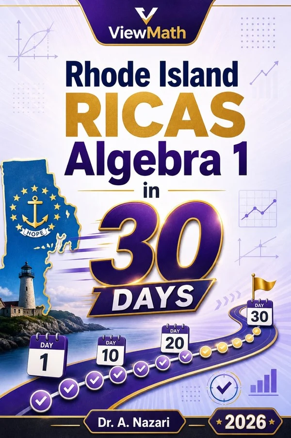 Rhode Island RICAS Algebra 1 in 30 Days