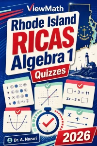 Rhode Island RICAS Algebra 1 Math Quizzes