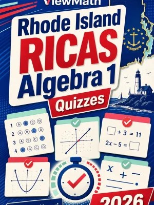 Rhode Island RICAS Algebra 1 Quizzes