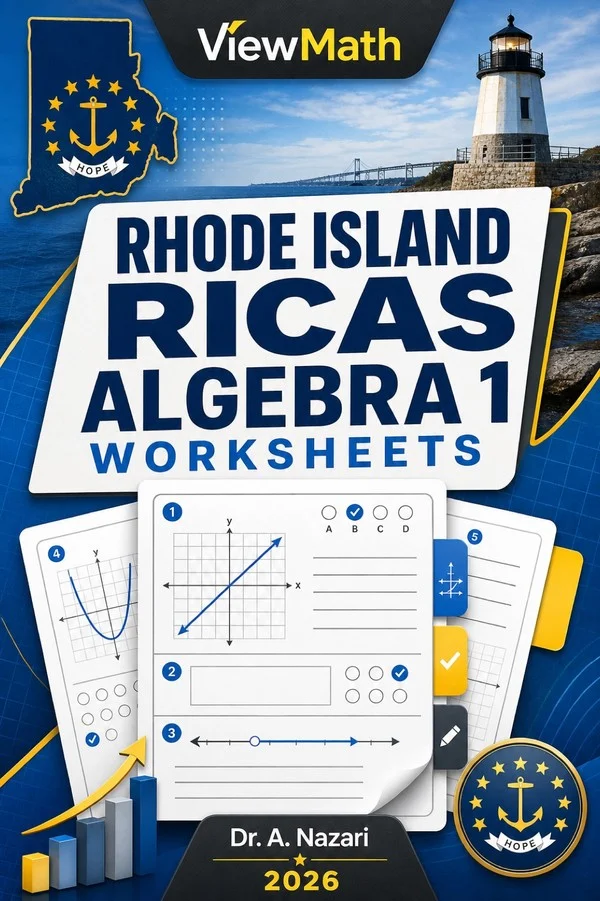 Rhode Island RICAS Algebra 1 Worksheets