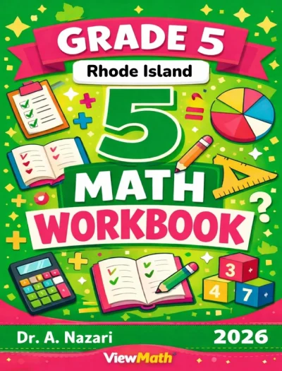 Rhode Island RICAS Grade 5 Math Workbook
