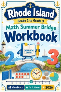 Rhode Island Grade 2 to Grade 3 Math Summer Bridge Workbook