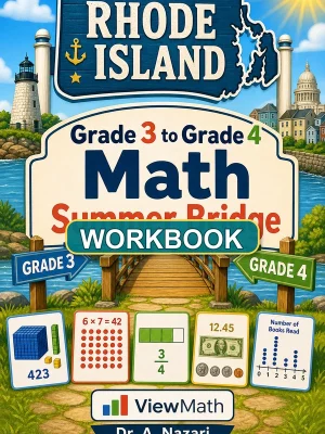 Rhode Island RICAS Grade 3 Math Summer Bridge Workbook